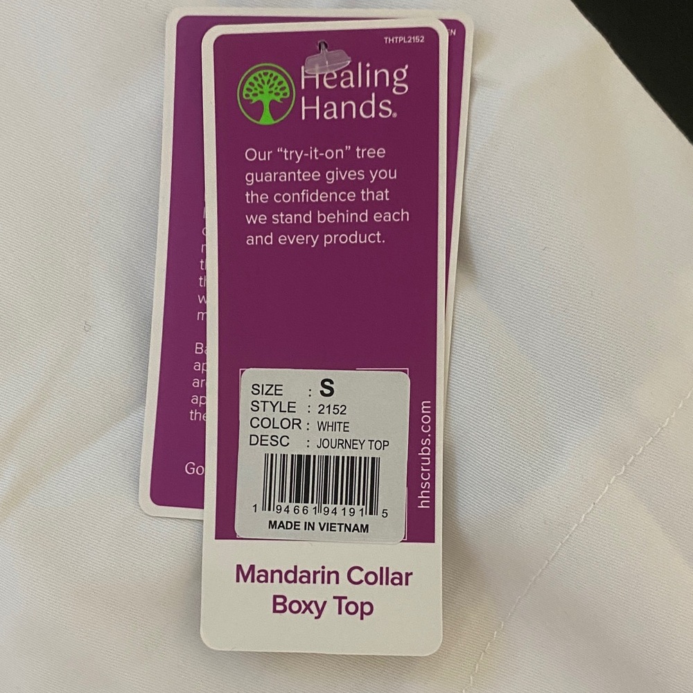Women's Healing Hands Purple Label Scrub Top Journey Top - Picture 9 of 13